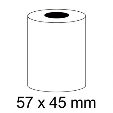 Rollo Papel Sumadora Ruiferpa Térmico 55g 57mm x 45 mm